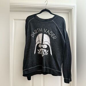 Star Wars Darth Vader Burnout Raglan Sweatshirt Tee